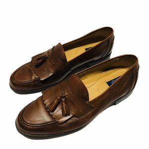Chaps Ralph Lauren Brown Tassel Loafers Men’s 10.5